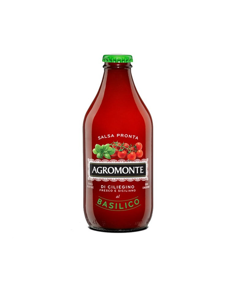 Agromonte Sicilian Ready Sauce of Ciliegino Cherry Tomatoes & Basil 330g