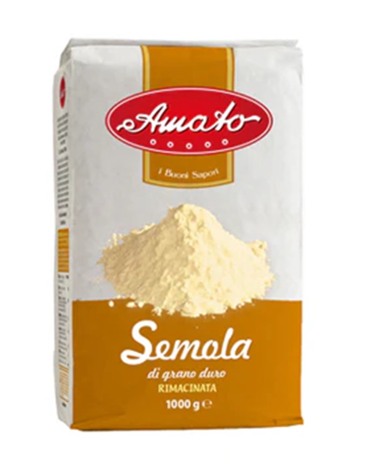 Amato Semolina Flour "Semola Rimacinata" 1kg