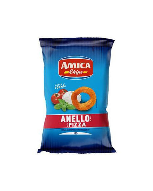 Amica Chips Pizza Ring Crisps 125g