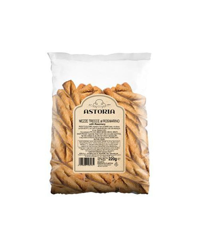 Astoria Small Breadsticks Mezze Trecce with Rosemary 220g