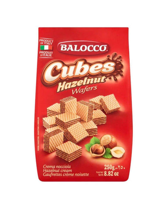 Balocco Cubes Hazelnut Cream Wafers 250g