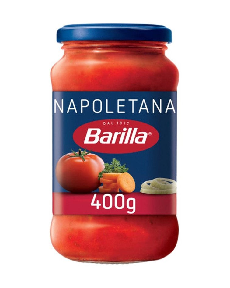 Barilla Ready Pasta Sauce with Carrots Onion & Herbs 100% Italian Tomatoes "Napoletana" 400g