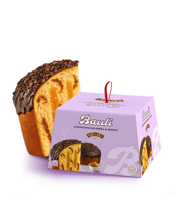 Bauli Traditional Panettone with Baileys Cream Italian Christmas Cake 750g