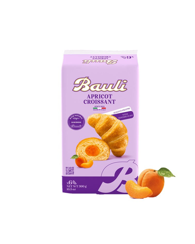 Bauli Classic Croissant Filled with Apricot Jam 6 x 50g (300g)