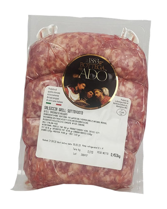 Bottega Ado Italian Fresh Tuscany Sausage 400g Approx