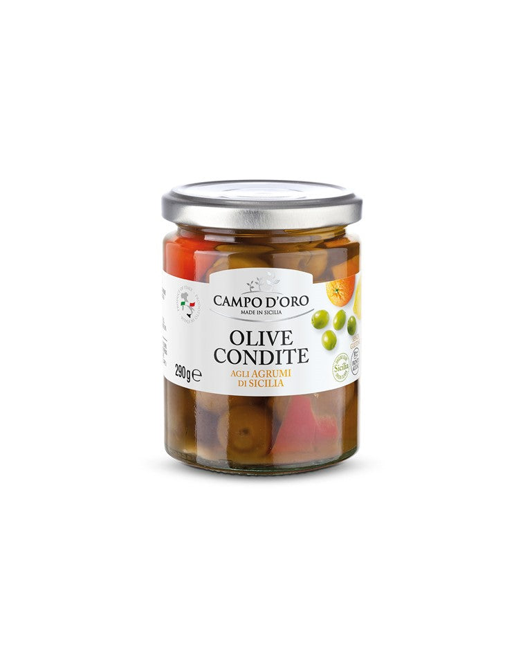 Campo D'Oro Citrus Sicilian Olives 290g