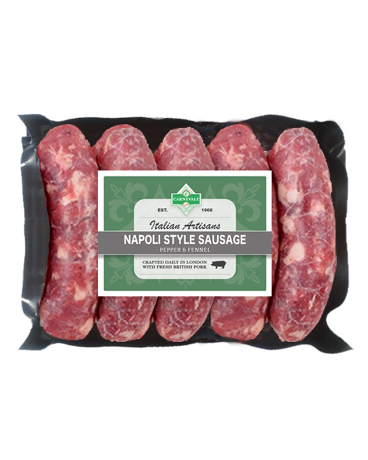 Carnevale Napoli Style Sausage with Pepper and Fennel Seeds 450g