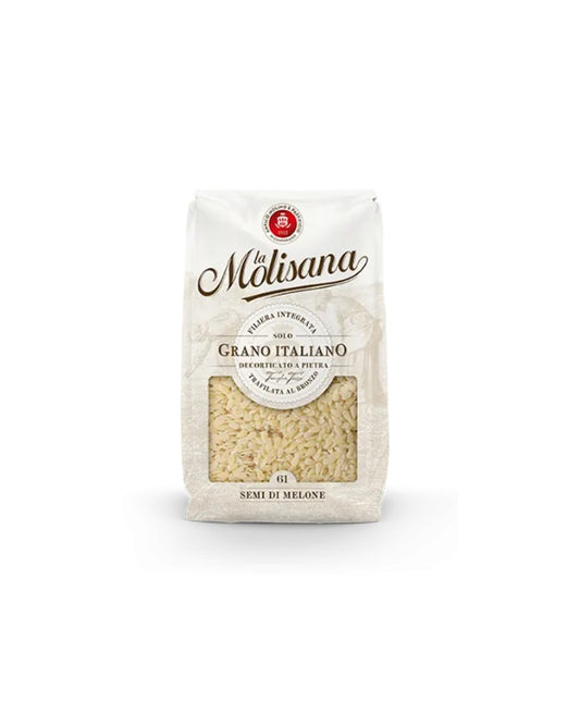 La Molisana Durum Wheat Bronze Cut Pasta Semi Di Melone n.61 100% Italian Wheat 500g