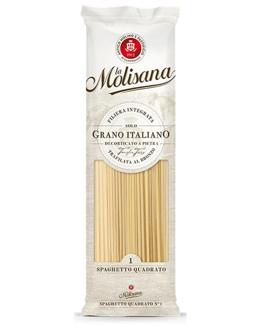 La Molisana Durum Wheat Pasta Spaghetto Quadrato n.1 100% Italian Wheat 500g