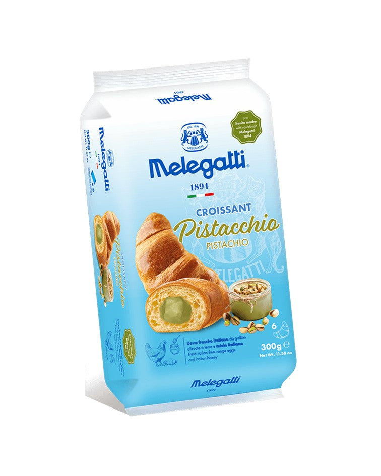 Melegatti Italian Croissants with Pistachio Cream 5 x 60g (300g)