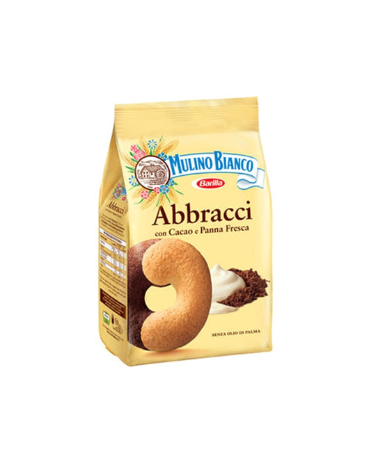 Mulino Bianco Abbracci Cocoa and Cream Biscuits 350g