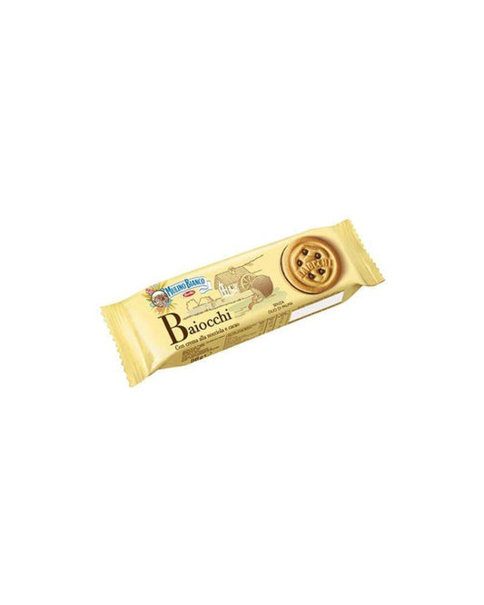 Mulino Bianco Baiocchi Cookies With Hazelnut Cream 28g