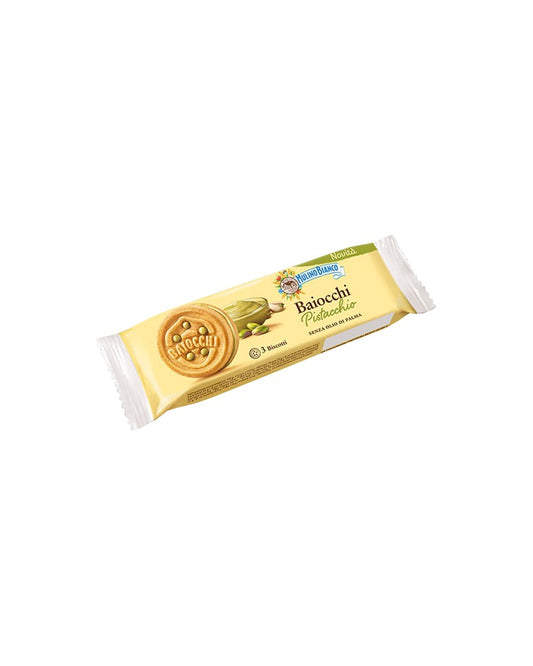 Mulino Bianco Baiocchi Cookies With Pistachio Cream 28g