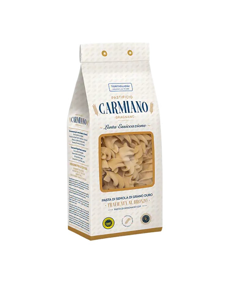 Pastificio Carmiano Tortiglioni Pasta of Gragnano IGP 500g