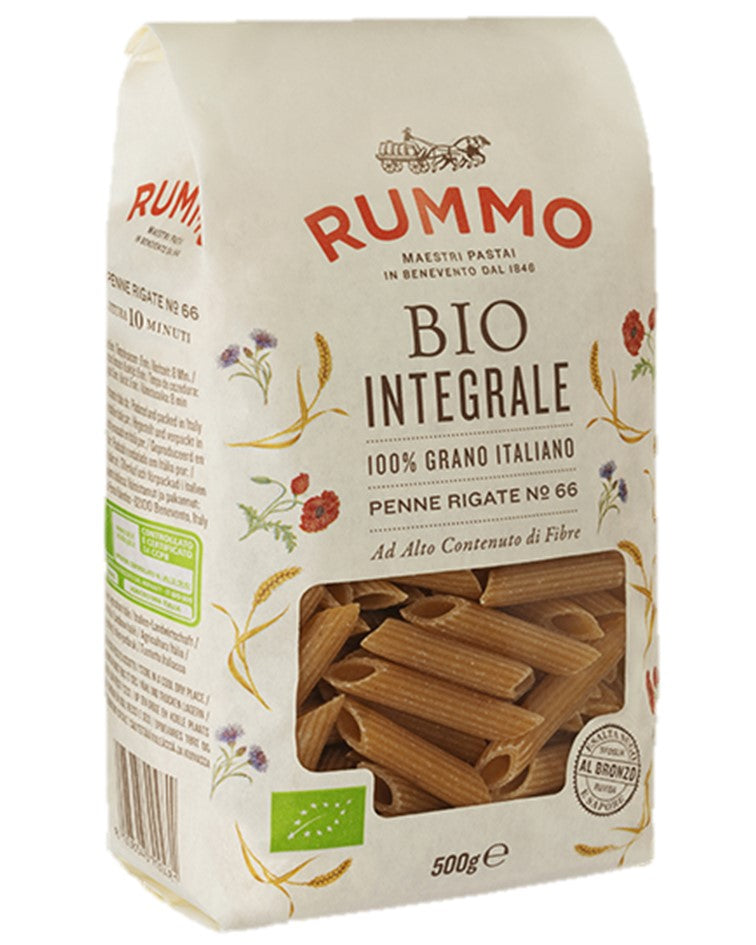 Rummo Wholemeal Pasta Penne Rigate n.66 500g