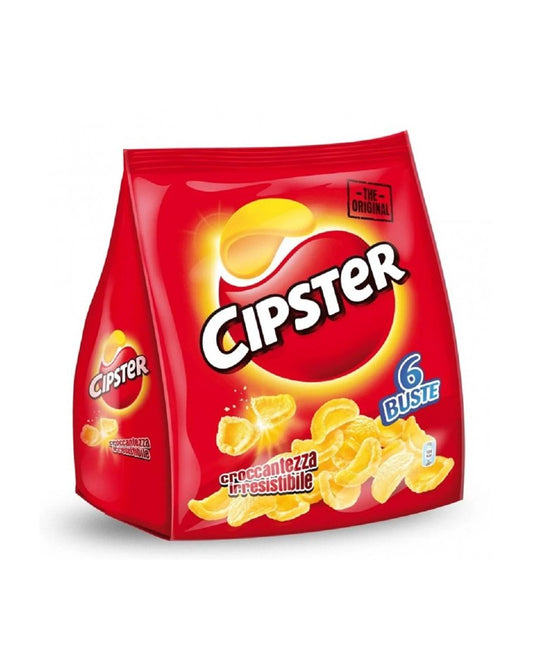 Saiwa Cipster The Original Italian Crisps Potato Chips Salted Multipack 6 bags x 22g (132g)