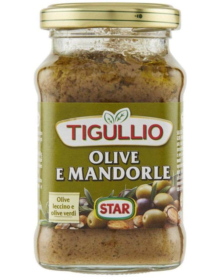 Tigullio Star Pesto Olives & Almonds 190g