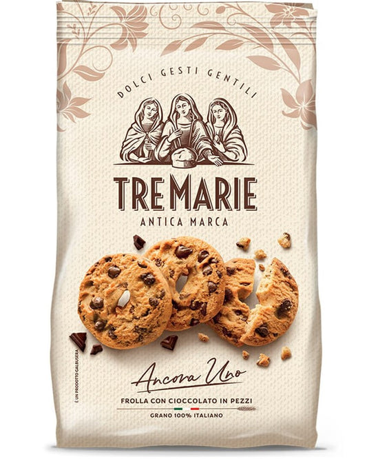 Tre Marie Ancora Uno Classic Biscuits with Chocolate Drops 300g