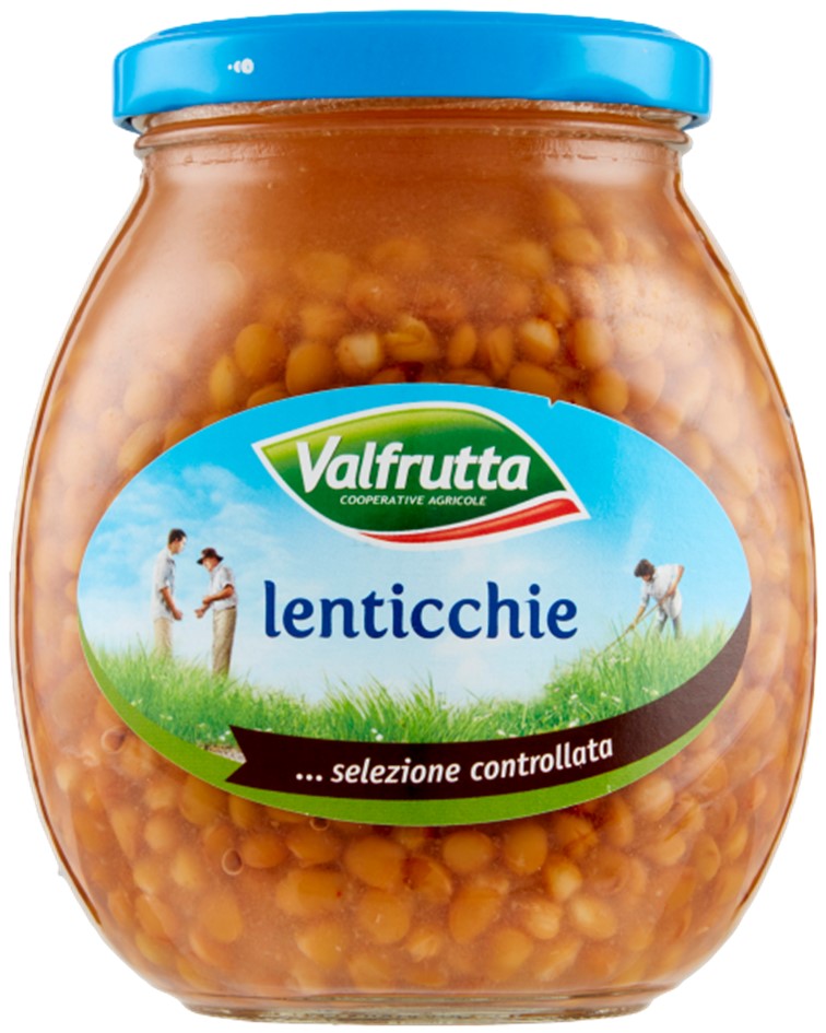 Valfrutta Lentins in Glass Jar 360g