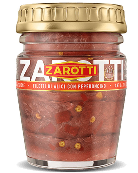 Zarotti Chilli Anchovy Fillets 60g