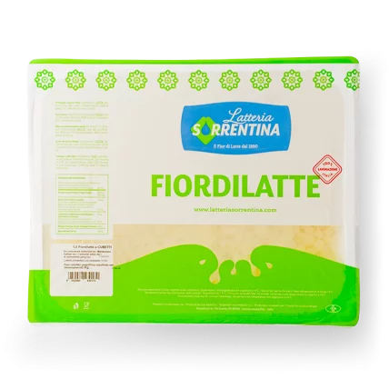 Latteria Sorrentina Mozzarella Fior di Latte Cubed (Tray) 4 x 3Kg