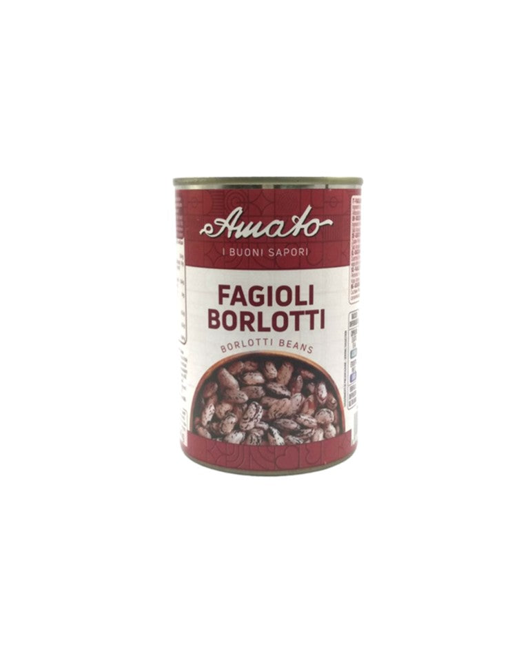 Amato Fagioli Borlotti Beans in Tin 400g