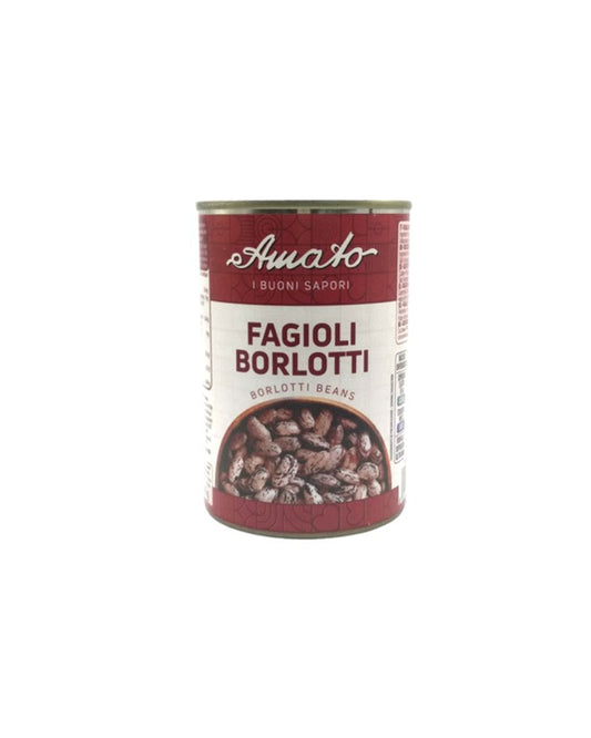 Amato Fagioli Borlotti Beans in Tin 400g