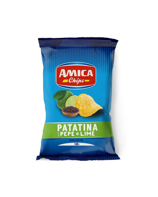 Amica Chips Patatine with Lime & Pepper 100g