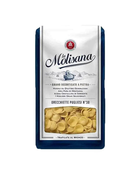 La Molisana Durum Wheat Bronze Cut Pasta Orecchiette Pugliesi n.30 100% Italian Wheat 500