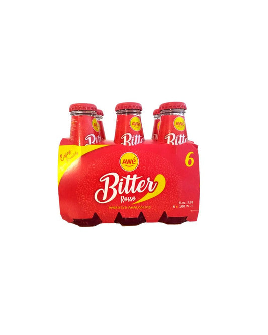 Awé Bitter Rosso Red Aperitif 6 x 100ml (600ml)